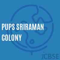 Pups Sriraman Colony Primary School Logo