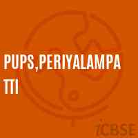 Pups,Periyalampatti Primary School Logo