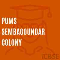 Pums Sembagoundar Colony Middle School Logo