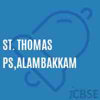 St. Thomas Ps,Alambakkam Primary School Logo