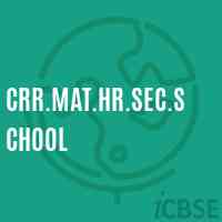 Crr.Mat.Hr.Sec.School Logo