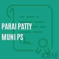 Parai Patty Muni Ps Primary School Logo