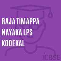Raja Timappa Nayaka Lps Kodekal School Logo