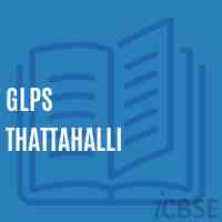 Glps Thattahalli Primary School Logo