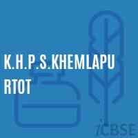 K.H.P.S.Khemlapurtot Middle School Logo