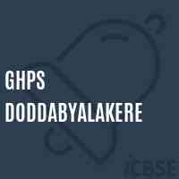 Ghps Doddabyalakere Middle School Logo
