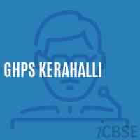 Ghps Kerahalli Middle School Logo