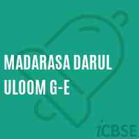 Madarasa Darul Uloom G-E Middle School Logo