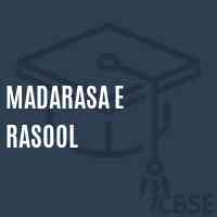 Madarasa E Rasool Primary School Logo