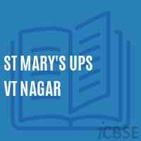 St Mary'S Ups Vt Nagar Middle School Logo