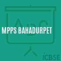 Mpps Bahadurpet Primary School Logo