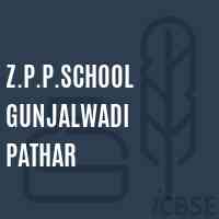 Z.P.P.School Gunjalwadi Pathar Logo