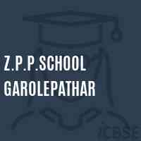 Z.P.P.School Garolepathar Logo