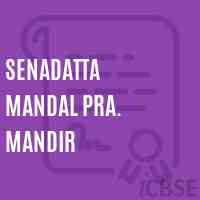 Senadatta Mandal Pra. Mandir Primary School Logo