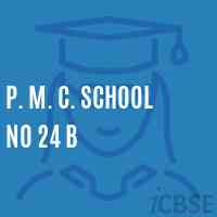 P. M. C. School No 24 B Logo