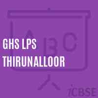 Ghs Lps Thirunalloor Primary School Logo