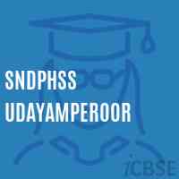 Sndphss Udayamperoor High School Logo
