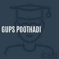 Gups Poothadi Middle School Logo