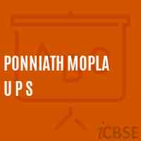 Ponniath Mopla U P S Middle School Logo