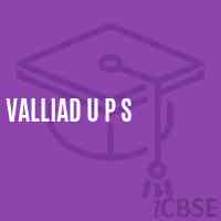 Valliad U P S Upper Primary School Logo