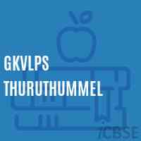 Gkvlps Thuruthummel Primary School Logo