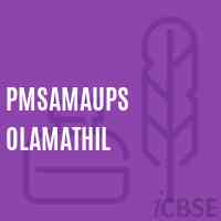 Pmsamaups Olamathil Upper Primary School Logo