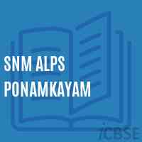 Snm Alps Ponamkayam Primary School Logo