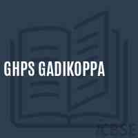 Ghps Gadikoppa Middle School Logo