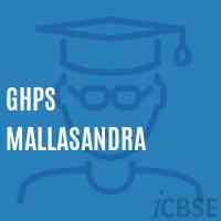 Ghps Mallasandra Middle School Logo