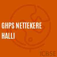 Ghps Nettekere Halli Middle School Logo