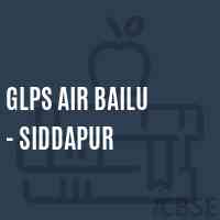 Glps Air Bailu - Siddapur Primary School Logo
