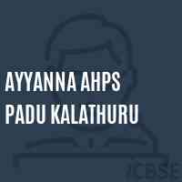 Ayyanna Ahps Padu Kalathuru Middle School Logo