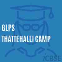 Glps Thattehalli Camp Primary School Logo