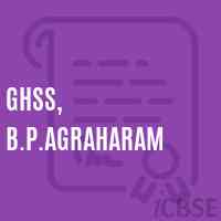Ghss, B.P.Agraharam High School Logo