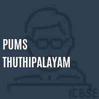 Pums Thuthipalayam Middle School Logo