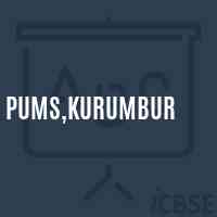 Pums,Kurumbur Middle School Logo