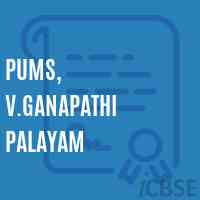 Pums, V.Ganapathi Palayam Middle School Logo