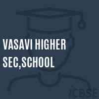 Vasavi Higher Sec,School Logo
