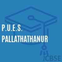 P.U.E.S. Pallathathanur Primary School Logo