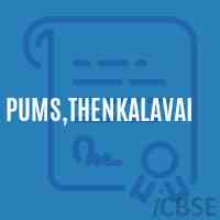 Pums,Thenkalavai Middle School Logo
