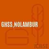 Ghss,Nolambur High School Logo