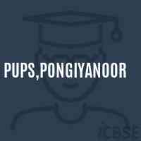 Pups,Pongiyanoor Primary School Logo