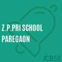 Z.P.Pri School Paregaon Logo