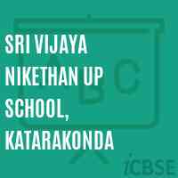Sri Vijaya Nikethan Up School, Katarakonda Logo