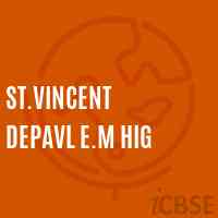 St.Vincent Depavl E.M Hig Secondary School Logo