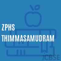 Zphs Thimmasamudram Secondary School Logo