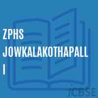 Zphs Jowkalakothapalli Secondary School Logo