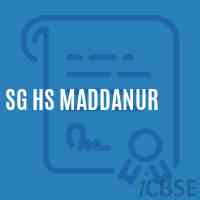 Sg Hs Maddanur Secondary School Logo