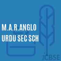 M.A.R.Anglo Urdu Sec Sch Secondary School Logo
