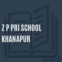 Z P Pri School Khanapur Logo